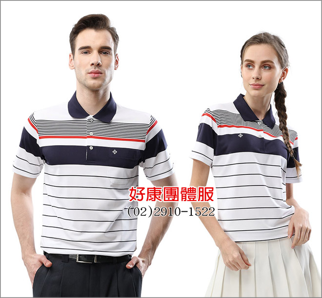 條紋POLO衫