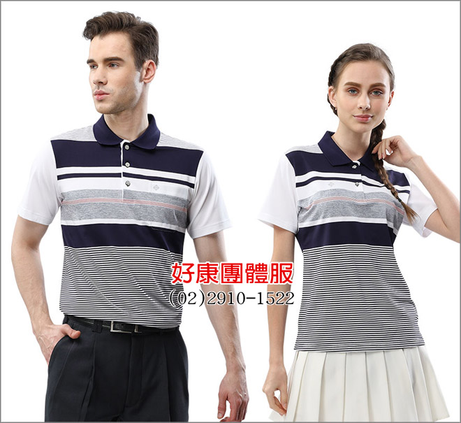 條紋POLO衫
